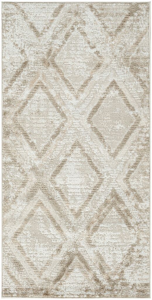 The appearance of Dekor Modern 2' x 4' Modern Indoor Rug In Ivory and Taupe designed by Nourison in the modern / contemporary interior design. This ivory/taupe piece of furniture was selected by 1StopBedrooms from Dekor Collection to add a touch of cosiness and style into your home. Sku: 841491152959. Material: Polypropylene.