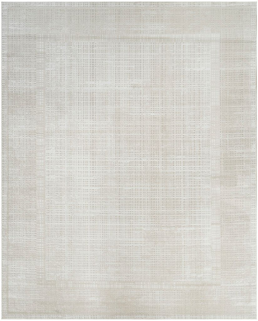 Dekor Modern 7'10" x 9'10" Modern Indoor Rug In Beige