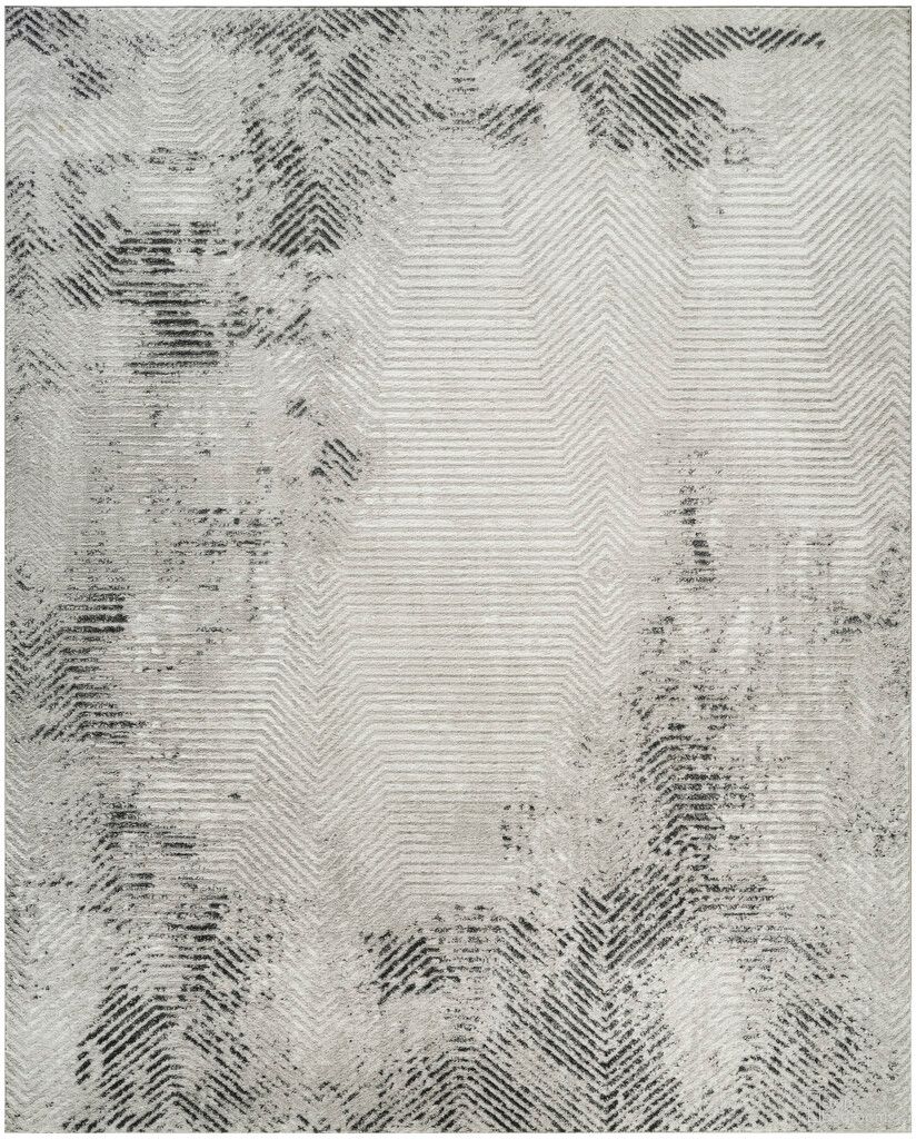 The appearance of Dekor Modern 7'10" x 9'10" Modern Indoor Rug In Grey and Charcoal designed by Nourison in the modern / contemporary interior design. This grey and charcoal piece of furniture was selected by 1StopBedrooms from Dekor Collection to add a touch of cosiness and style into your home. Sku: 841491152621. Material: Polypropylene.