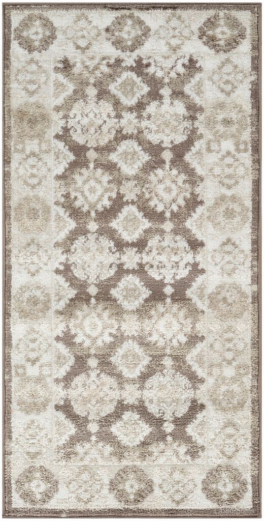 The appearance of Dekor Vintage 2' x 4' Vintage Indoor Rug In Brown designed by Nourison in the rustic / southwestern interior design. This brown piece of furniture was selected by 1StopBedrooms from Dekor Collection to add a touch of cosiness and style into your home. Sku: 841491152232. Material: Polypropylene.