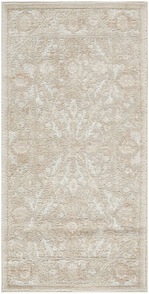 The appearance of Dekor Vintage 2' x 4' Vintage Indoor Rug In Cream Beige designed by Nourison in the rustic / southwestern interior design. This cream beige piece of furniture was selected by 1StopBedrooms from Dekor Collection to add a touch of cosiness and style into your home. Sku: 841491152355. Material: Polypropylene.