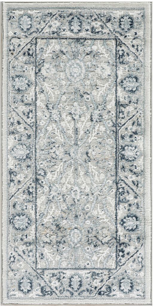 The appearance of Dekor Vintage 2' x 4' Vintage Indoor Rug In Grey and Navy designed by Nourison in the rustic / southwestern interior design. This grey and navy piece of furniture was selected by 1StopBedrooms from Dekor Collection to add a touch of cosiness and style into your home. Sku: 841491152393. Material: Polypropylene.