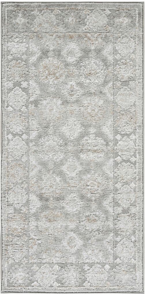 The appearance of Dekor Vintage 2' x 4' Vintage Indoor Rug In Grey designed by Nourison in the rustic / southwestern interior design. This grey piece of furniture was selected by 1StopBedrooms from Dekor Collection to add a touch of cosiness and style into your home. Sku: 841491152072. Material: Polypropylene.