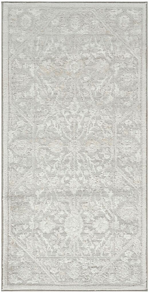 The appearance of Dekor Vintage 2' x 4' Vintage Indoor Rug In Grey designed by Nourison in the rustic / southwestern interior design. This grey piece of furniture  was selected by 1StopBedrooms from Dekor Collection to add a touch of cosiness and style into your home. Sku: 841491152317. Material: Polypropylene.