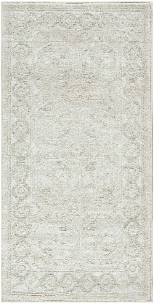 The appearance of Dekor Vintage 2' x 4' Vintage Indoor Rug In Ivory Beige designed by Nourison in the rustic / southwestern interior design. This ivory beige piece of furniture was selected by 1StopBedrooms from Dekor Collection to add a touch of cosiness and style into your home. Sku: 841491151952. Material: Polypropylene.