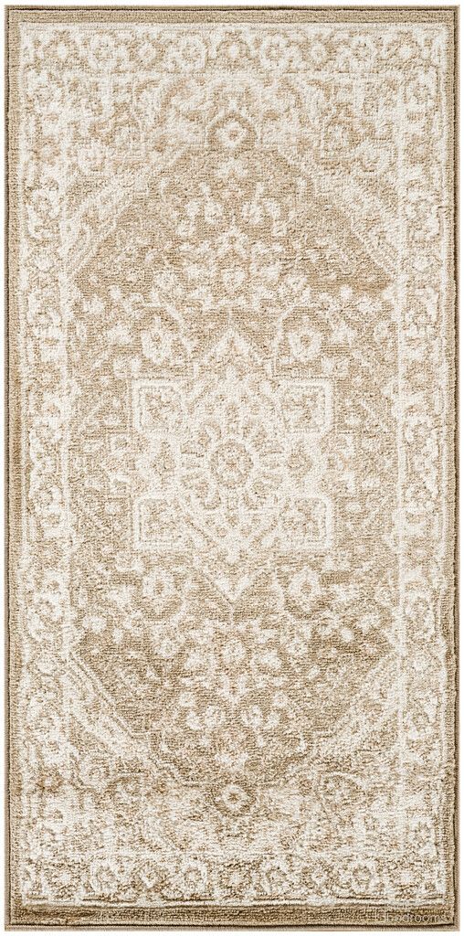The appearance of Dekor Vintage 2' x 4' Indoor Rug In Taupe and Ivory designed by Nourison in the rustic / southwestern interior design. This taupe and ivory piece of furniture was selected by 1StopBedrooms from Dekor Collection to add a touch of cosiness and style into your home. Sku: 841491175514. Material: Polypropylene.