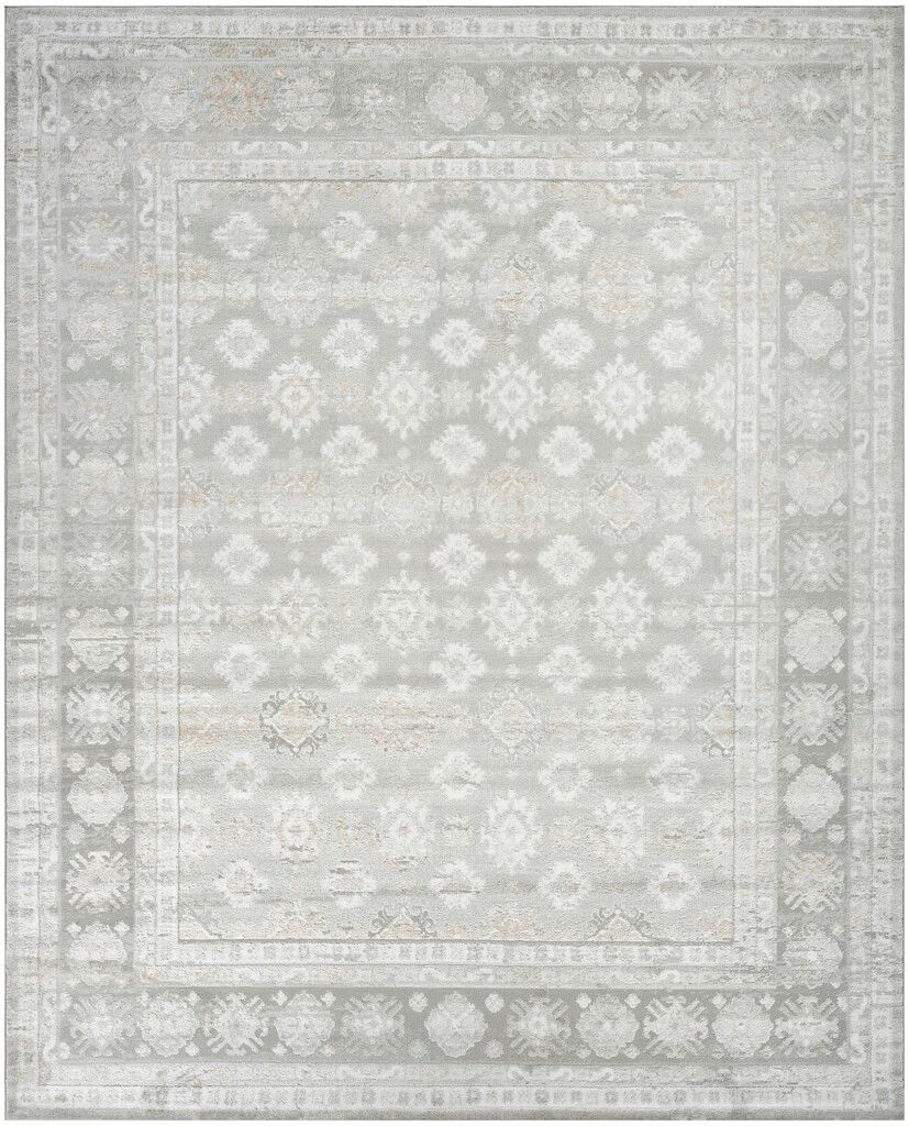 The appearance of Dekor Vintage 7'10" x 9'10" Vintage Indoor Rug In Grey designed by Nourison in the rustic / southwestern interior design. This grey piece of furniture was selected by 1StopBedrooms from Dekor Collection to add a touch of cosiness and style into your home. Sku: 841491152102. Material: Polypropylene.