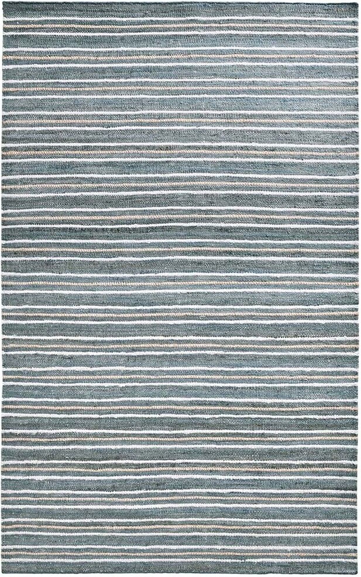 Del Mar 5x8 Rug In Aqua Blue and Multi