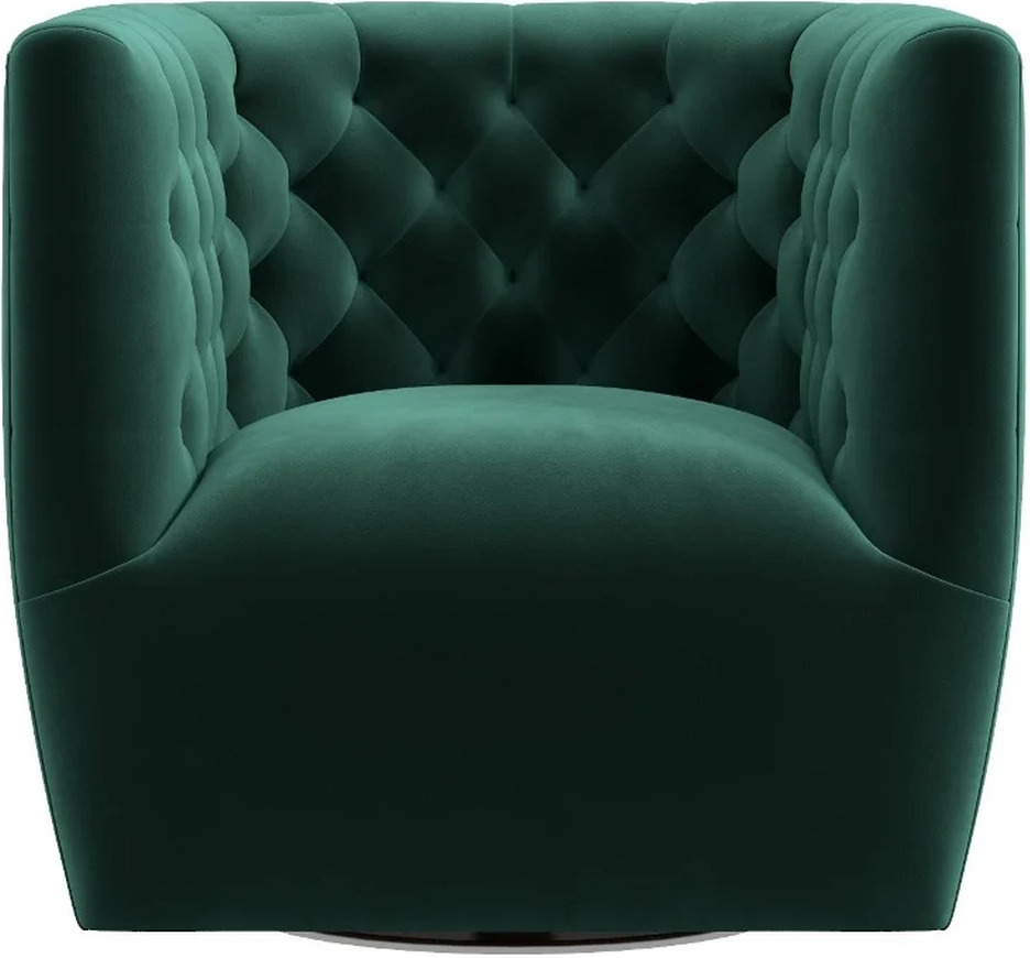 Forest green velvet hotsell chair