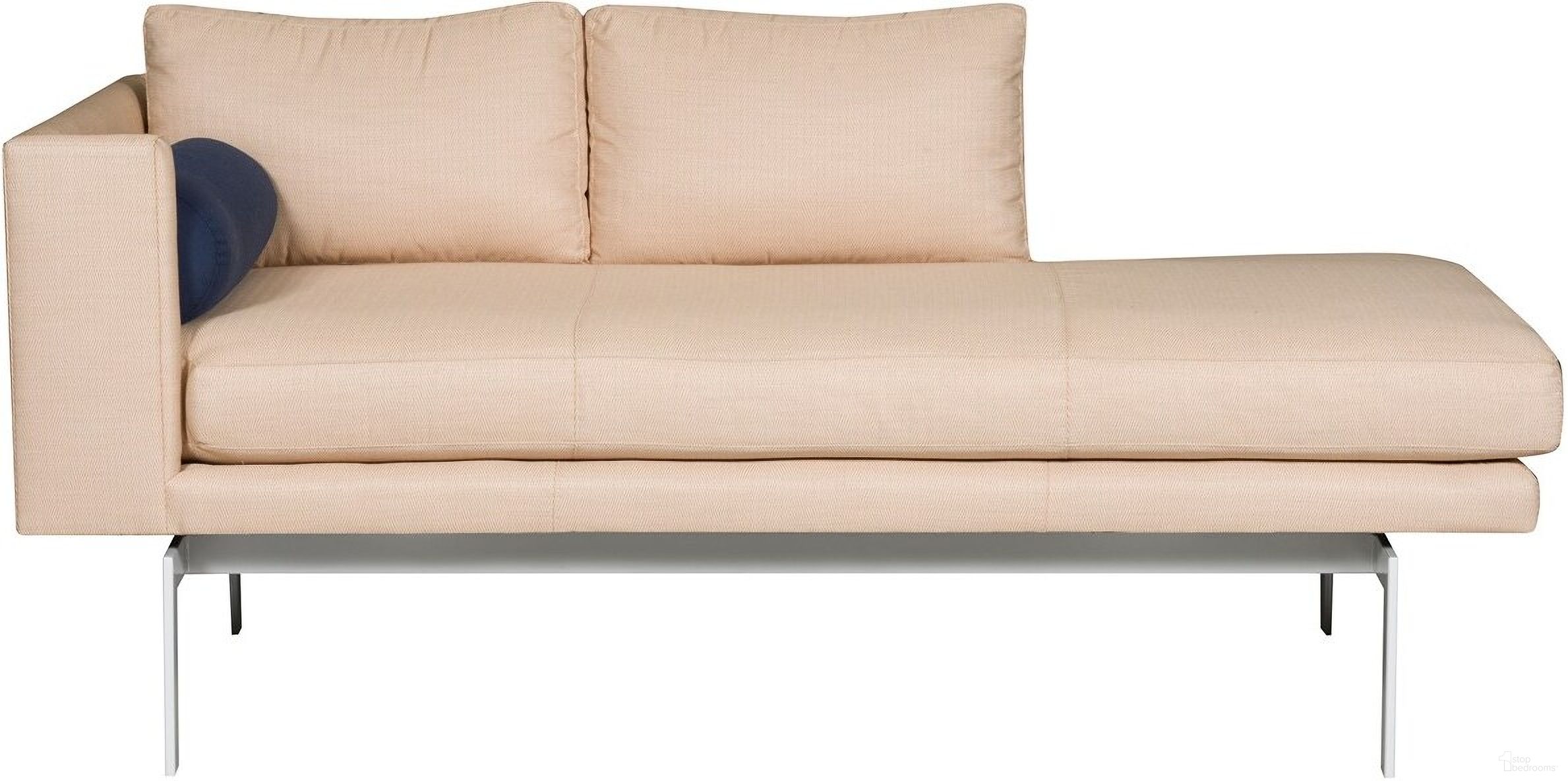 The appearance of Dellafield Outdoor Left Sette In White and Beige designed by Vanguard Furniture in the modern / contemporary interior design. This beige/white piece of furniture was selected by 1StopBedrooms from Dellafield Collection to add a touch of cosiness and style into your home. Sku: OW111LWH_250588. Material: Metal.