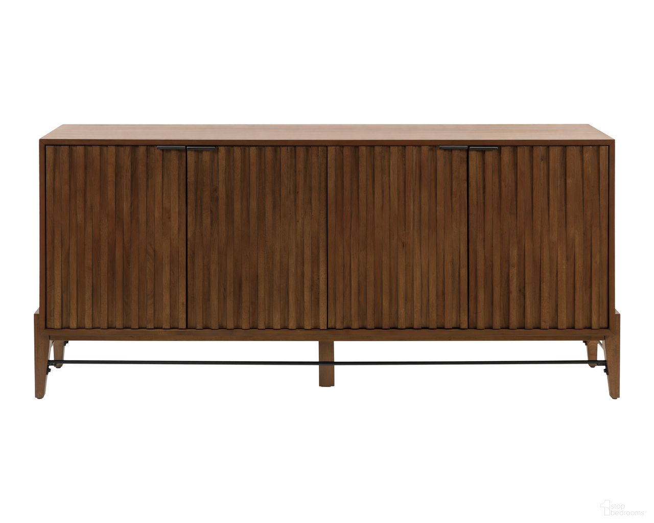 Delray Office Console Credenza In Brown
