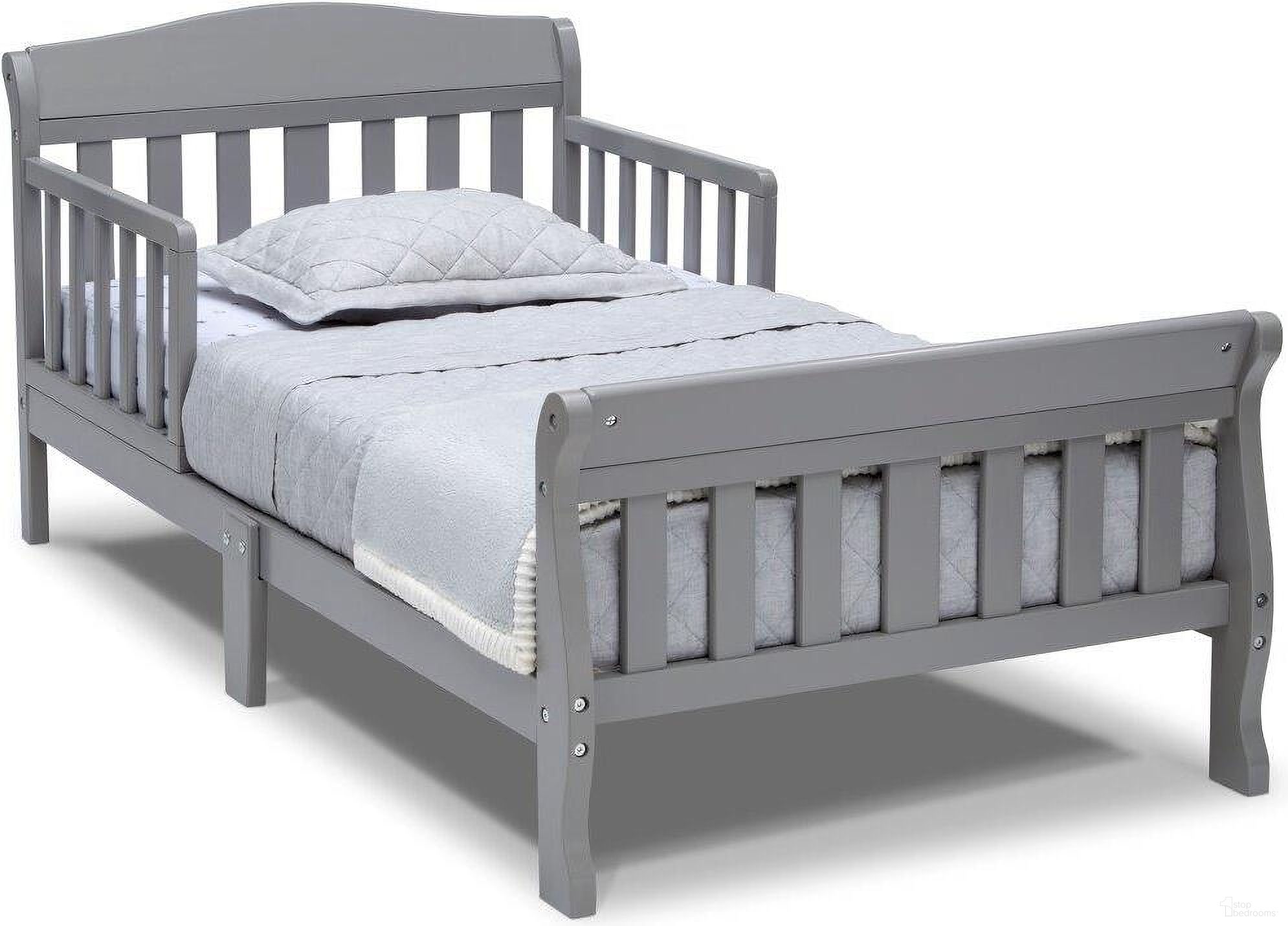 Delta Children Canton Toddler Bed With Greenguard Gold Certified In Grey