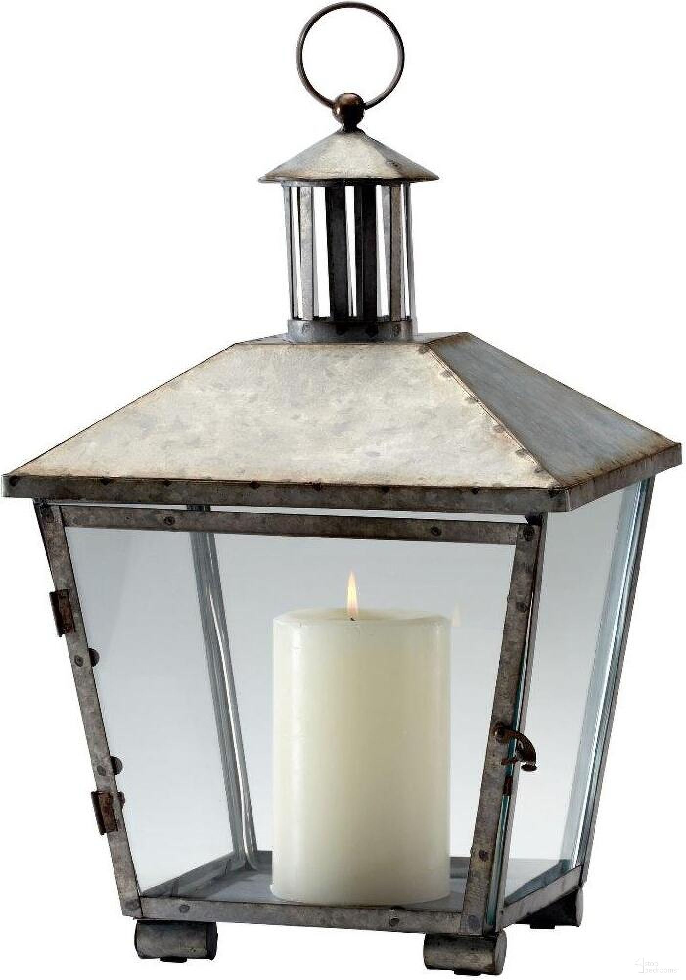 The appearance of Delta Lantern designed by Cyan Design in the modern / contemporary interior design. This gray piece of furniture was selected by 1StopBedrooms from to add a touch of cosiness and style into your home. Sku: 04945. Material: Iron.