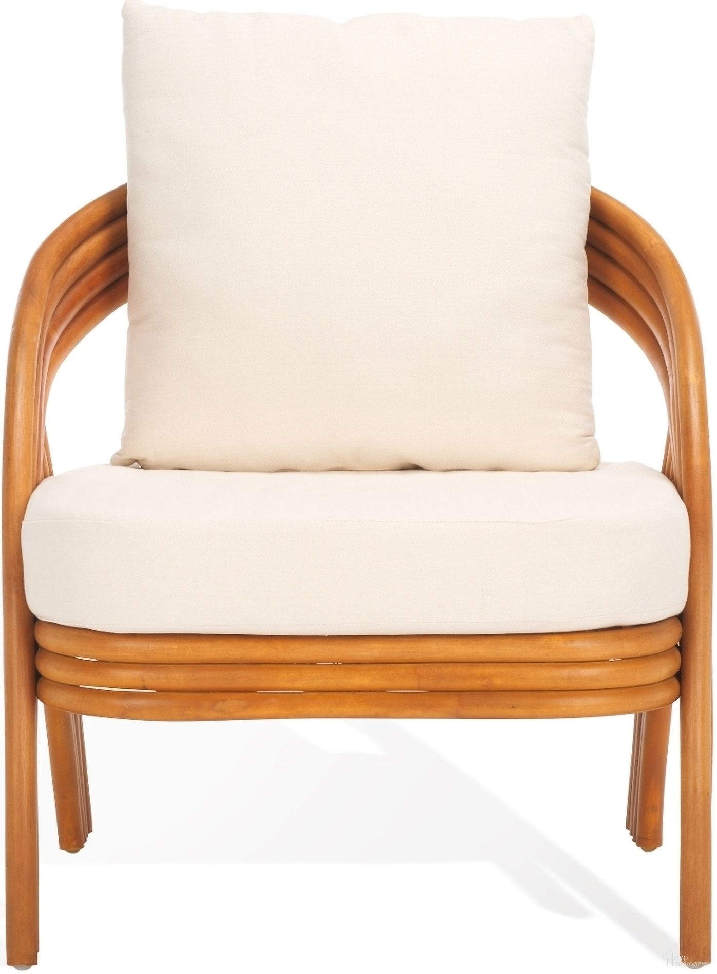 The appearance of Demarco Rattan Accent Chair In Natural and White designed by Safavieh Couture in the modern / contemporary interior design. This natural/white piece of furniture was selected by 1StopBedrooms from Demarco Collection to add a touch of cosiness and style into your home. Sku: CWK3000A. Material: Rattan.