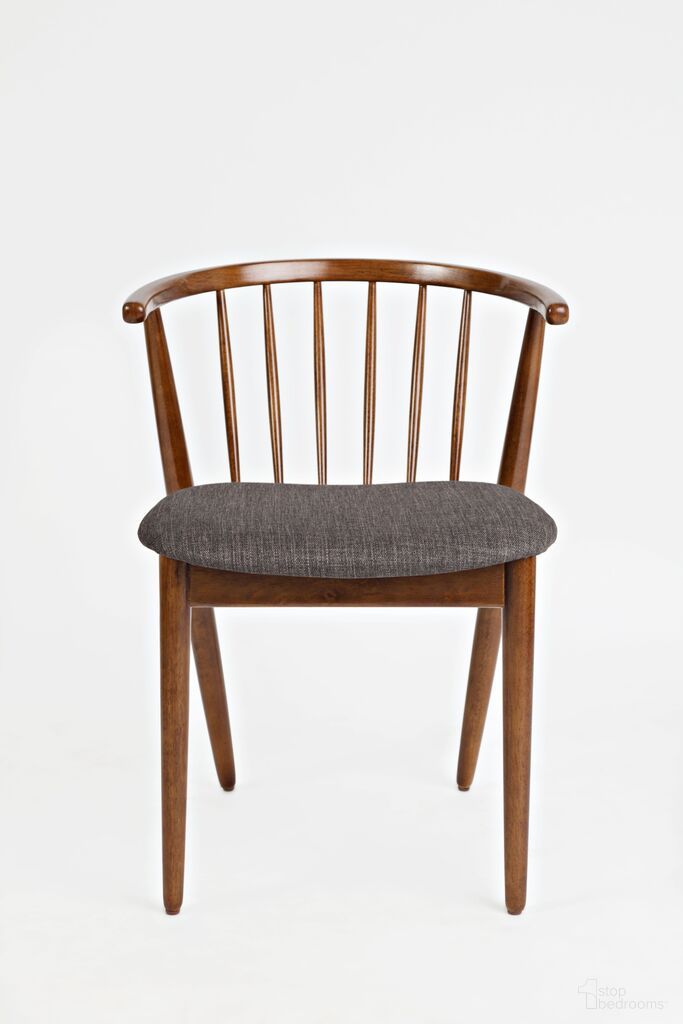 The appearance of Denmark Upholstered Curved Back Side Chair Set of 2 In Brown and Grey designed by Jofran in the modern / contemporary interior design. This brown and grey piece of furniture was selected by 1StopBedrooms from Copenhagen Collection to add a touch of cosiness and style into your home. Sku: 1769-DENMARK. Material: Acacia. Chair Type: Side Chair.