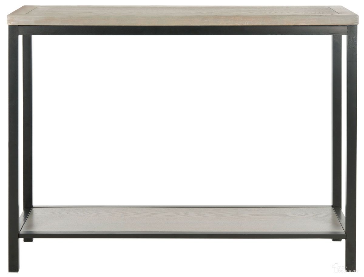 The appearance of Dennis Console in Grey designed by Safavieh in the transitional interior design. This grey piece of furniture was selected by 1StopBedrooms from Dennis Collection to add a touch of cosiness and style into your home. Sku: AMH6589B. Material: Wood.