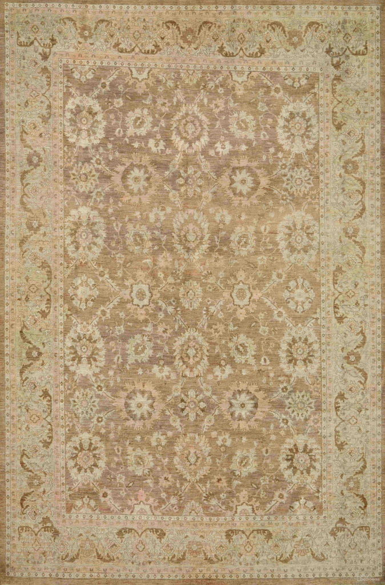Denver Hand-Knotted Wool Area Rug- 9'10" x 14' 9" In Grey