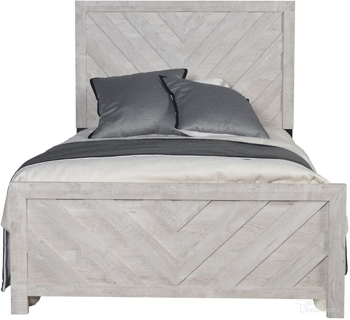 Denver Modern Style Full Bed Made With Wood In White
