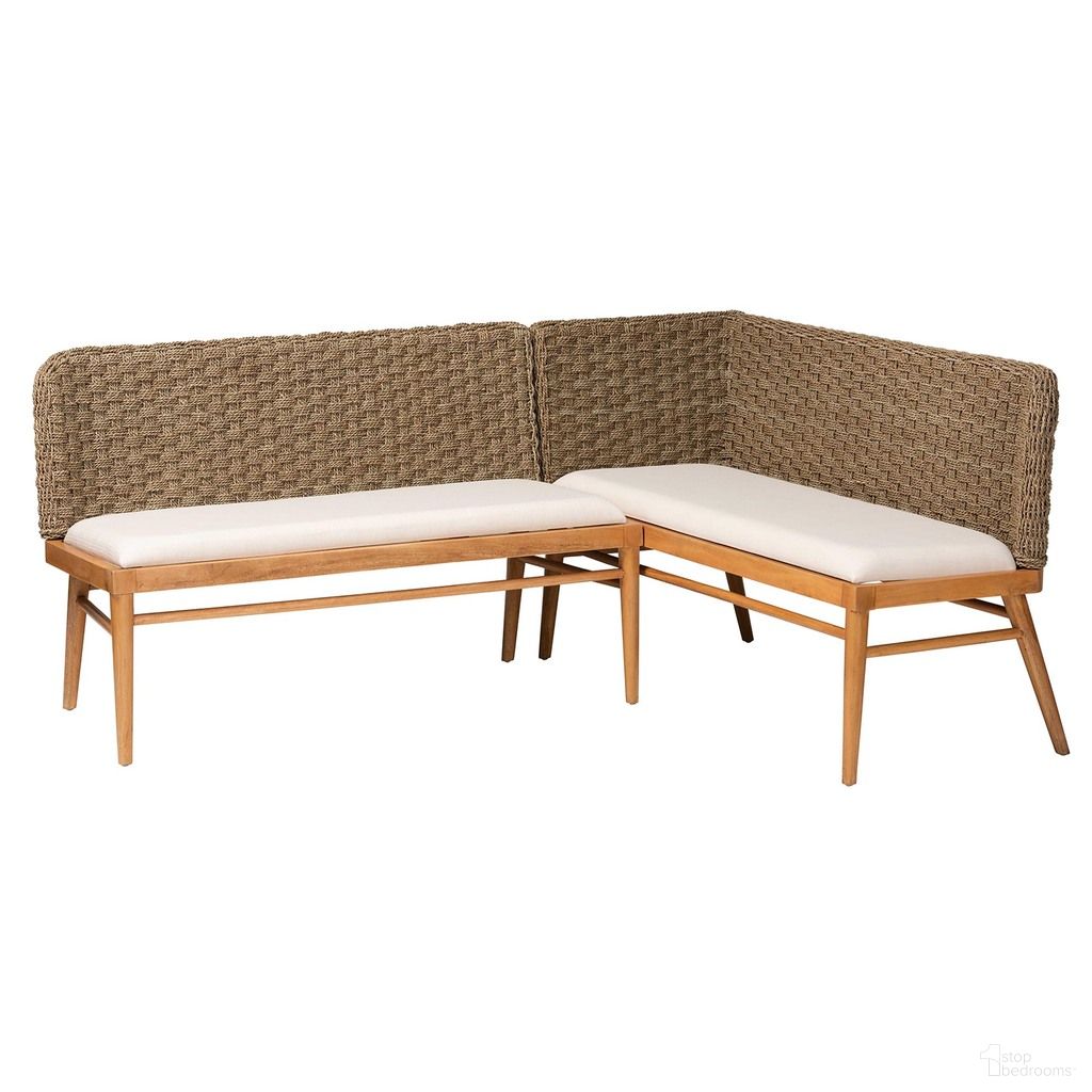 Baxton Studio Denver Dining Nook Banquette - Thumbnail 2