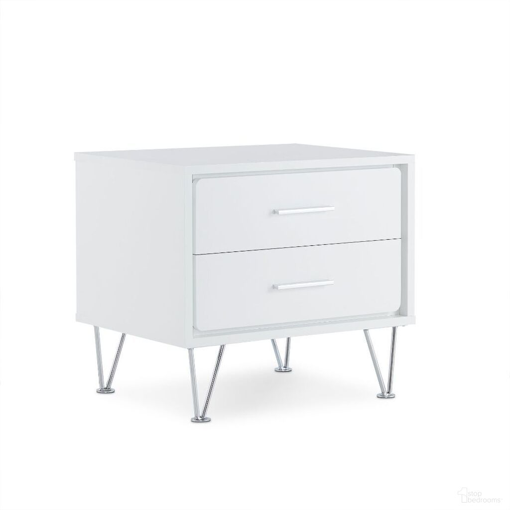 Deoss White Nightstand