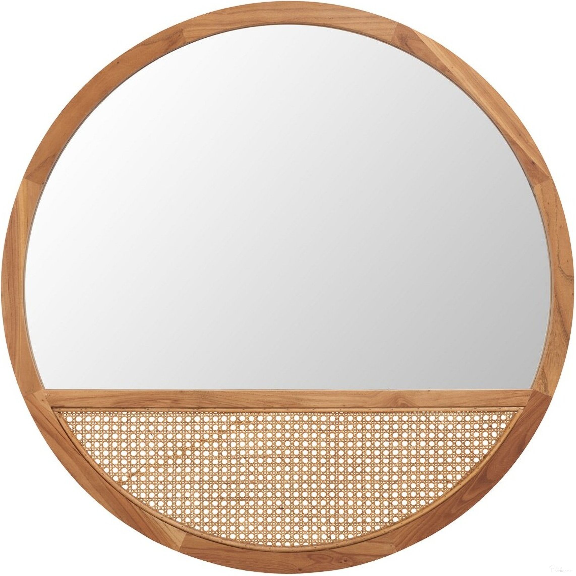 The appearance of Derby Mirror in Natural designed by Safavieh in the coastal interior design. This natural piece of furniture  was selected by 1StopBedrooms from Derby Collection to add a touch of cosiness and style into your home. Sku: MRR2013B. Material: Glass.