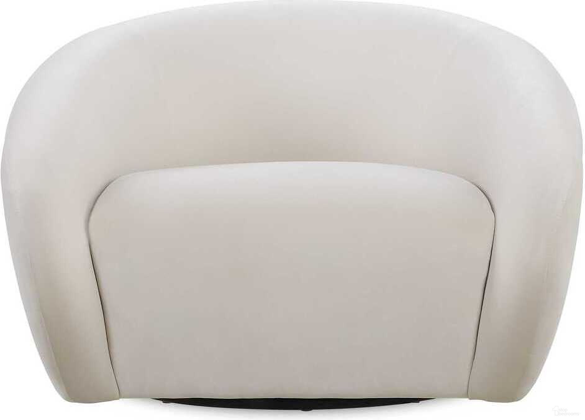 Desoto Swivel Chair In Cream