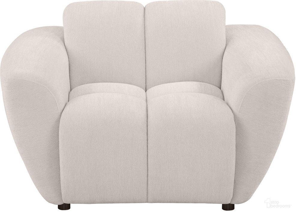 The appearance of Destino Chenille Upholstered Splayed Arm Accent Chair In Greige designed by Coaster in the modern / contemporary interior design. This greige piece of furniture  was selected by 1StopBedrooms from Destino Collection to add a touch of cosiness and style into your home. Sku: 509303. Material: Chenille.