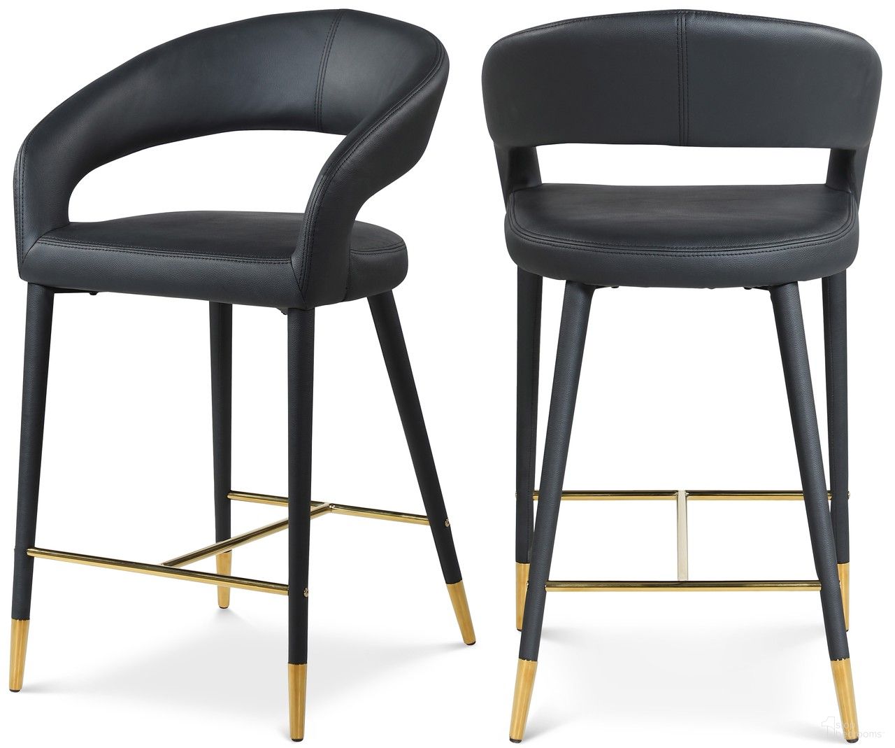 The appearance of Destiny Vegan Leather Stool In Black designed by Meridian in the modern / contemporary interior design. This black piece of furniture was selected by 1StopBedrooms from Destiny Collection to add a touch of cosiness and style into your home. Sku: 541Black-C. Material: Wood.