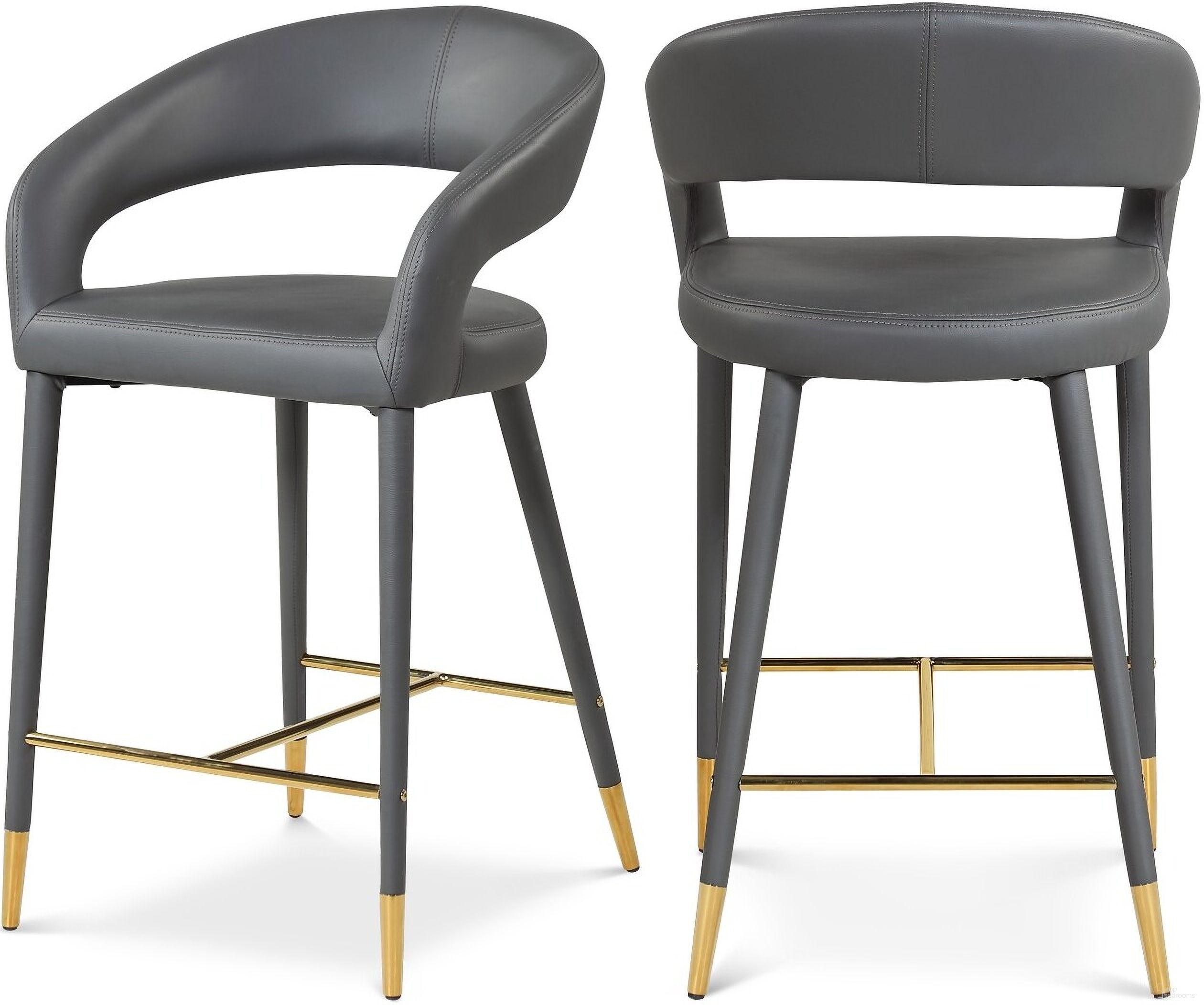 The appearance of Destiny Vegan Leather Stool In Grey designed by Meridian in the modern / contemporary interior design. This grey piece of furniture was selected by 1StopBedrooms from Destiny Collection to add a touch of cosiness and style into your home. Sku: 541Grey-C. Material: Wood.