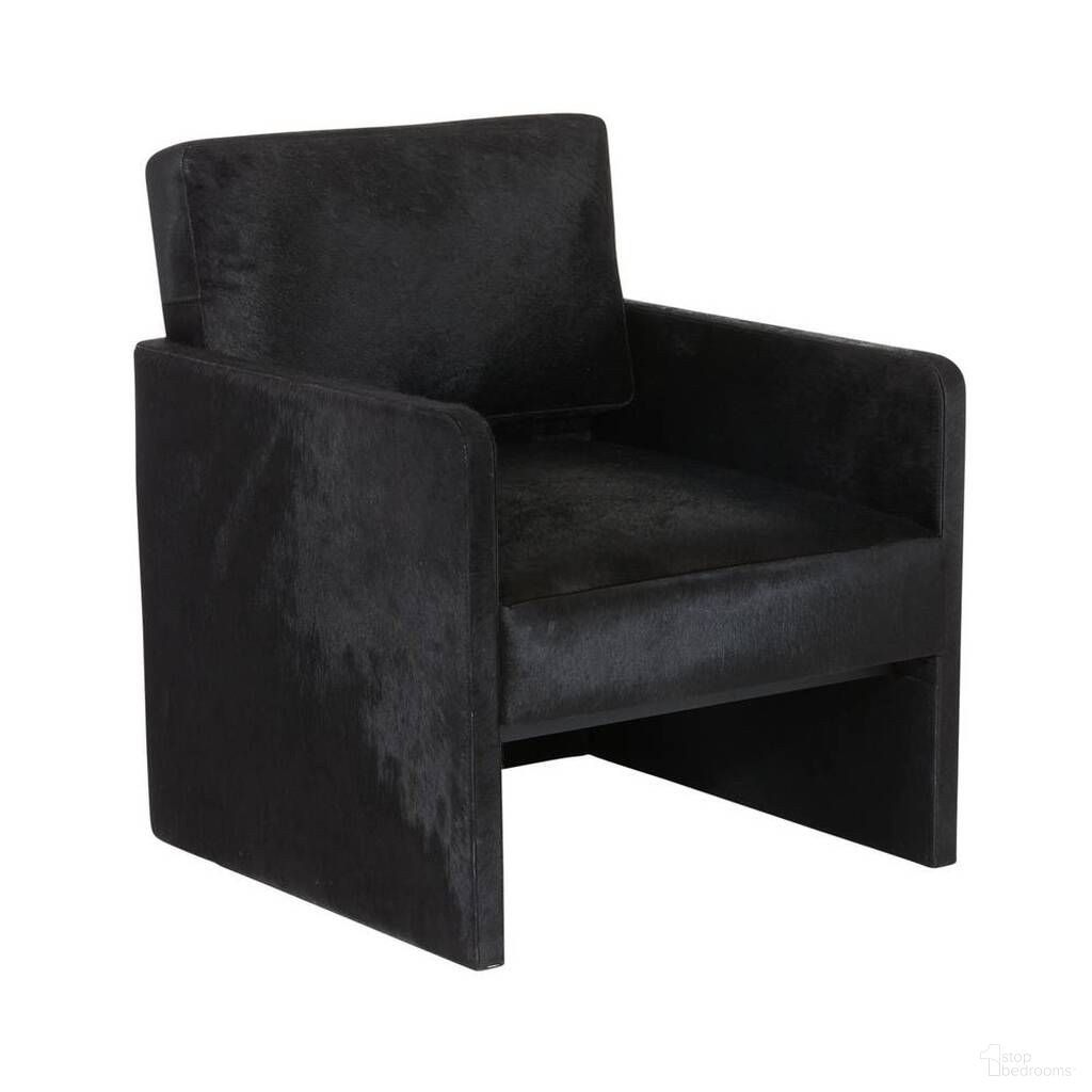 The appearance of Devine Lounge Chair In Black designed by Arteriors in the modern / contemporary interior design. This black piece of furniture was selected by 1StopBedrooms from Devine Collection to add a touch of cosiness and style into your home. Sku: FRI14. Material: Hide Leather.