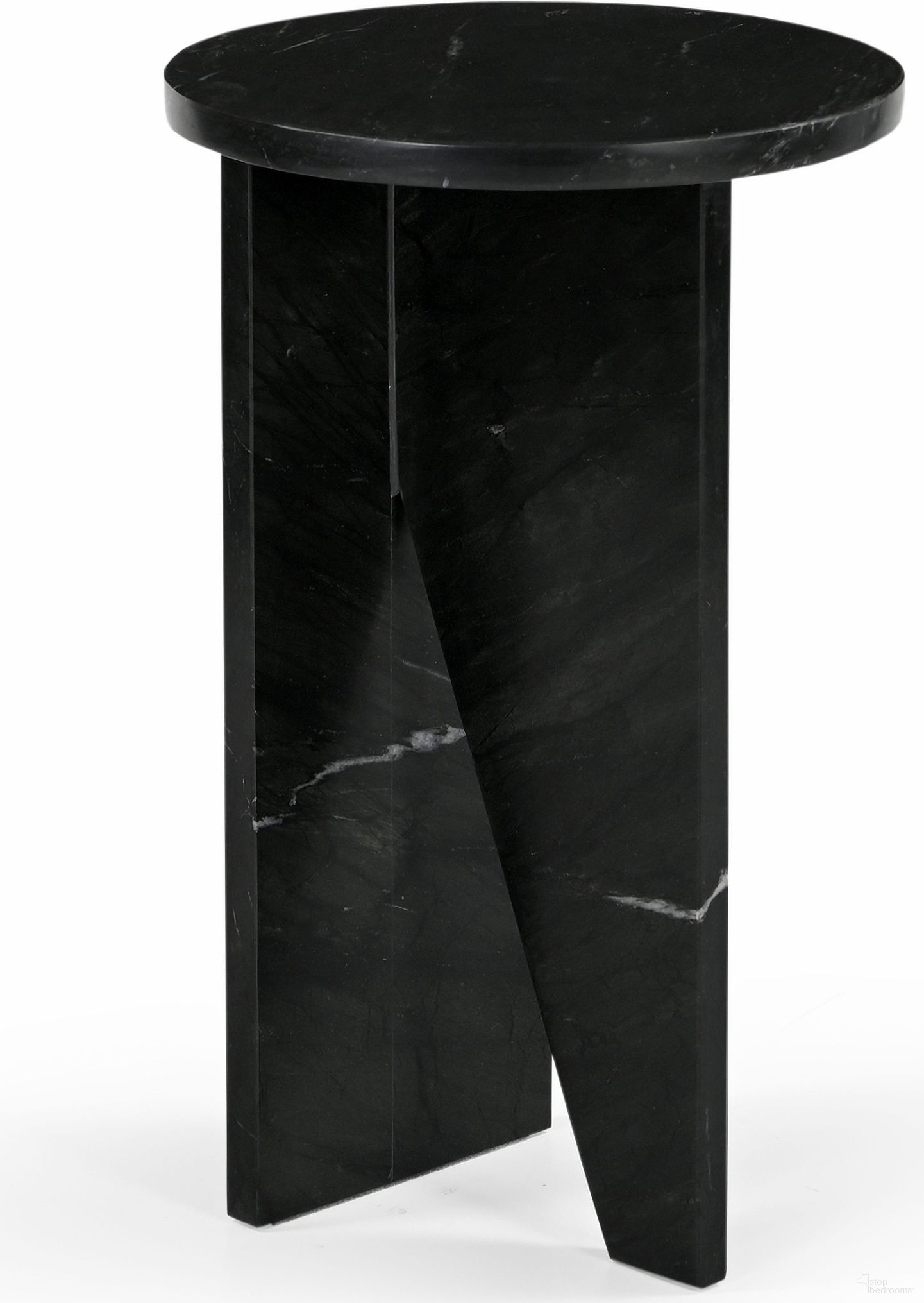 The appearance of Devlin Marble Drink Table In Black designed by Safavieh Couture in the modern / contemporary interior design. This black piece of furniture  was selected by 1StopBedrooms from Devlin Collection to add a touch of cosiness and style into your home. Sku: SFV9734C. Material: Marble.