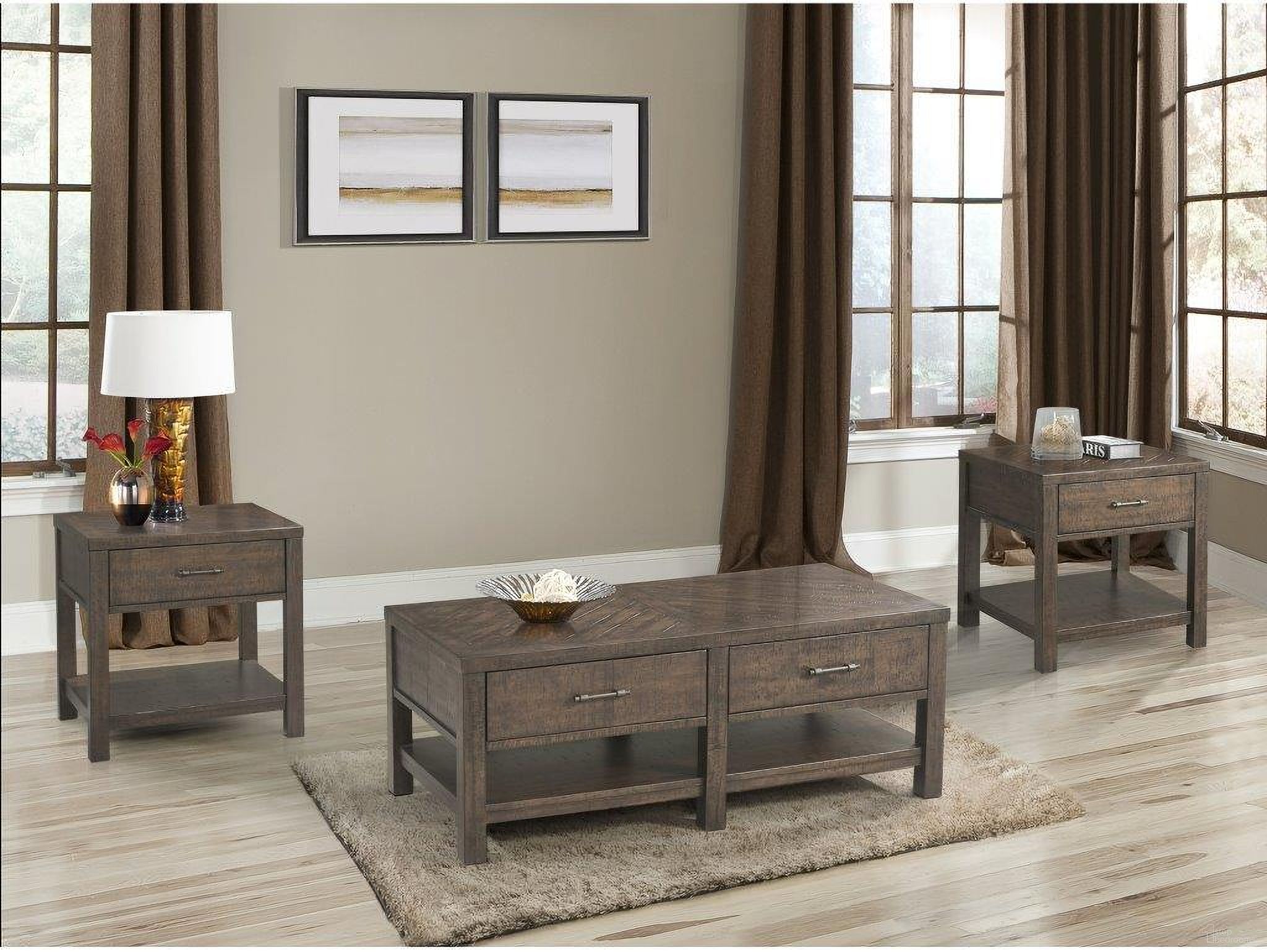 The appearance of Dex Walnut Lift Top Occasional Table Set designed by Picket House in the transitional interior design. This brown piece of furniture  was selected by 1StopBedrooms from Dex Collection to add a touch of cosiness and style into your home. Sku: TJX100CTLT;TJX100ET. Material: Wood.