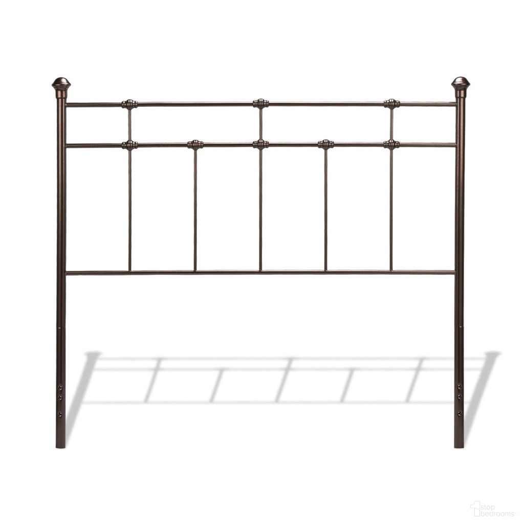 The appearance of Dexter Full Headboard In Hammered Brown designed by Fashion Bed Group in the transitional interior design. This hammered brown piece of furniture  was selected by 1StopBedrooms from Dexter Collection to add a touch of cosiness and style into your home. Sku: B42144. Material: Steel. Bed Size: Full.