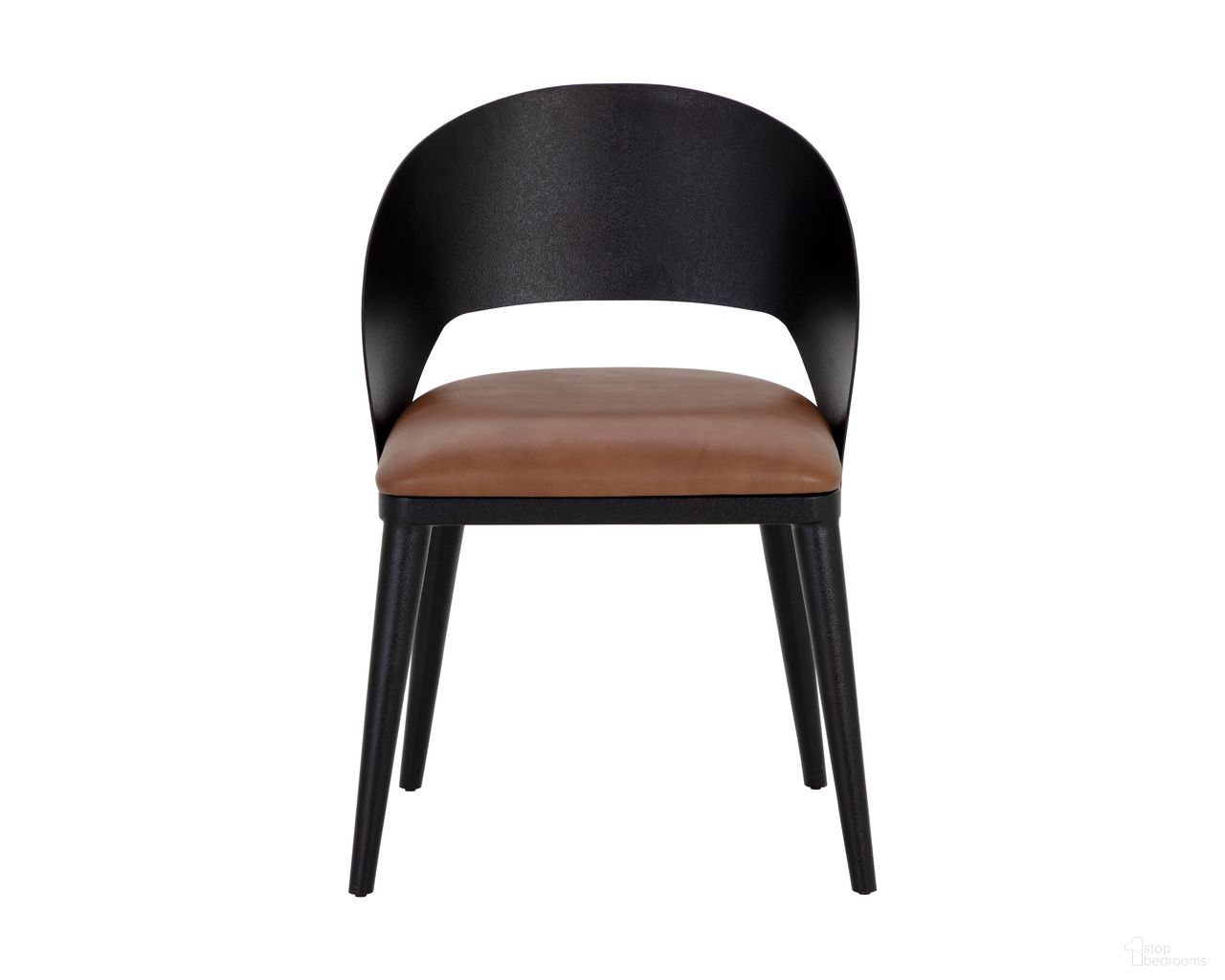 Dezirae Dining Chair In Cognac and Black
