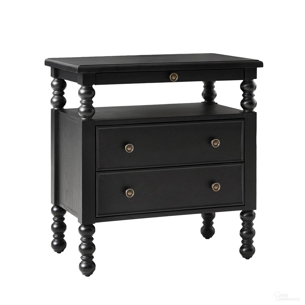Di 1-Drawer Nightstand In Black