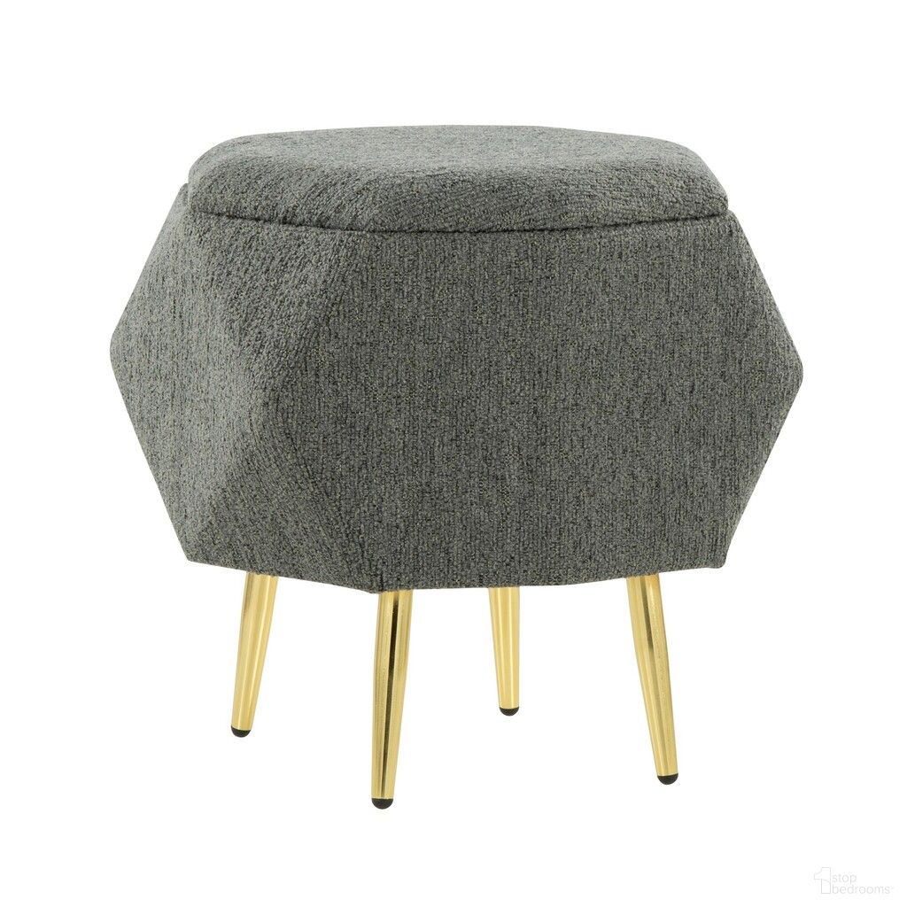The appearance of Diamond Ottoman In Gold and Green designed by Lumisource in the modern / contemporary interior design. This gold and green piece of furniture was selected by 1StopBedrooms from Diamond Collection to add a touch of cosiness and style into your home. Sku: OT-DIAM AUGN. Material: Foam.