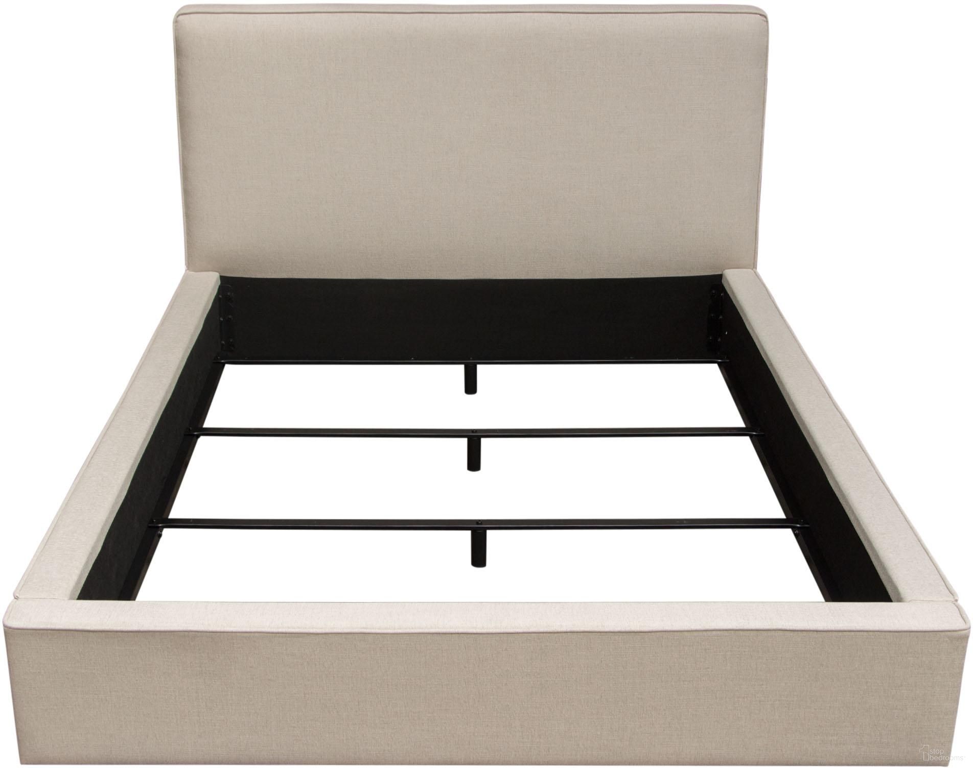 Diamond Sofa Cloud Sand Low Profile King Bed