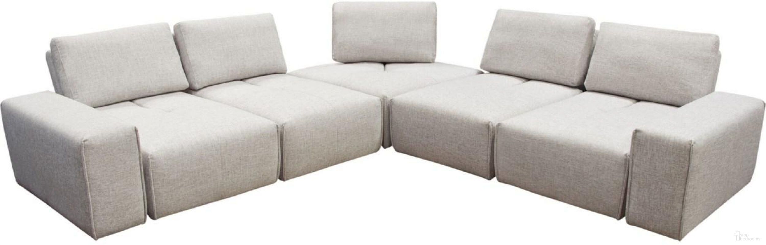 The appearance of Diamond Sofa Jazz Barley Fabric Corner Sectional with Adjustable Backrests designed by Diamond Sofa in the modern / contemporary interior design. This barley piece of furniture was selected by 1StopBedrooms from Jazz Collection to add a touch of cosiness and style into your home. Sku: JAZZARLB;JAZZACLB;JAZZACLB;JAZZSCLB;JAZZACLB;JAZZACLB;JAZZARLB. Material: Fabric. Layout: L-Shape.