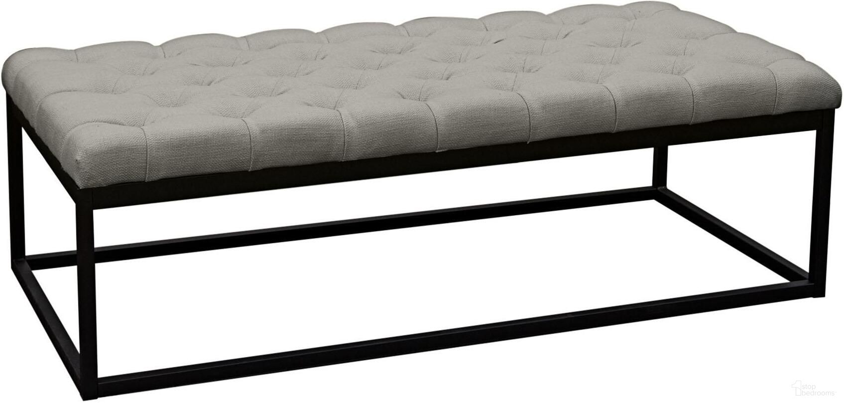 The appearance of Diamond Sofa Mateo Grey Fabric Large Tufted Bench designed by Diamond Sofa in the modern / contemporary interior design. This grey piece of furniture was selected by 1StopBedrooms from Mateo Collection to add a touch of cosiness and style into your home. Sku: MATEOBELGR. Material: Metal.