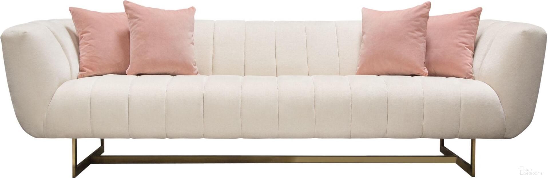 The appearance of Diamond Sofa Venus Cream Fabric 2pc Sofa And Chair Set designed by Diamond Sofa in the modern / contemporary interior design. This cream piece of furniture  was selected by 1StopBedrooms from Venus Collection to add a touch of cosiness and style into your home. Sku: VENUSSOCM;VENUSCHCM. Material: Fabric.