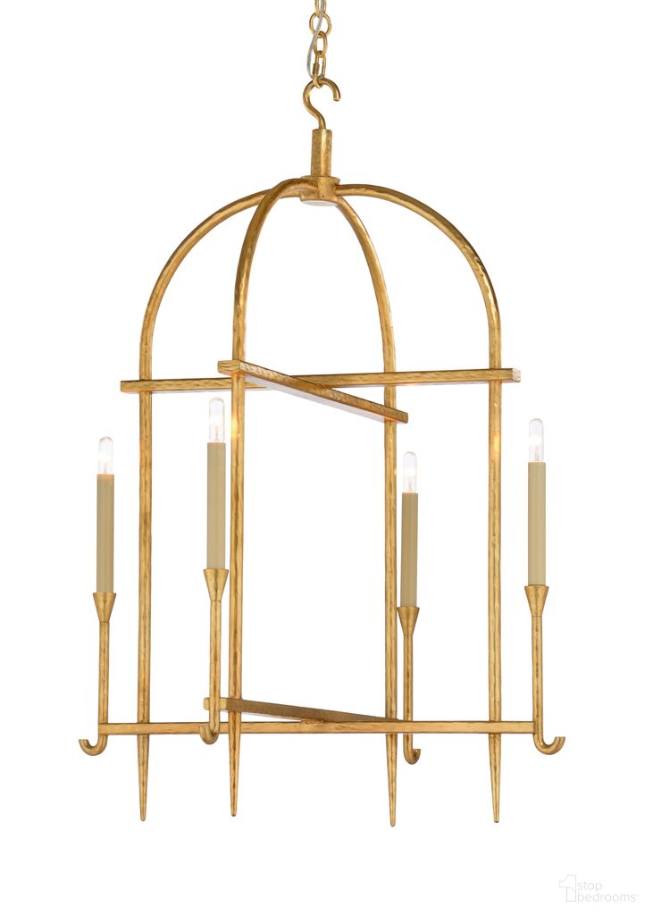 Diego Lantern In Gold