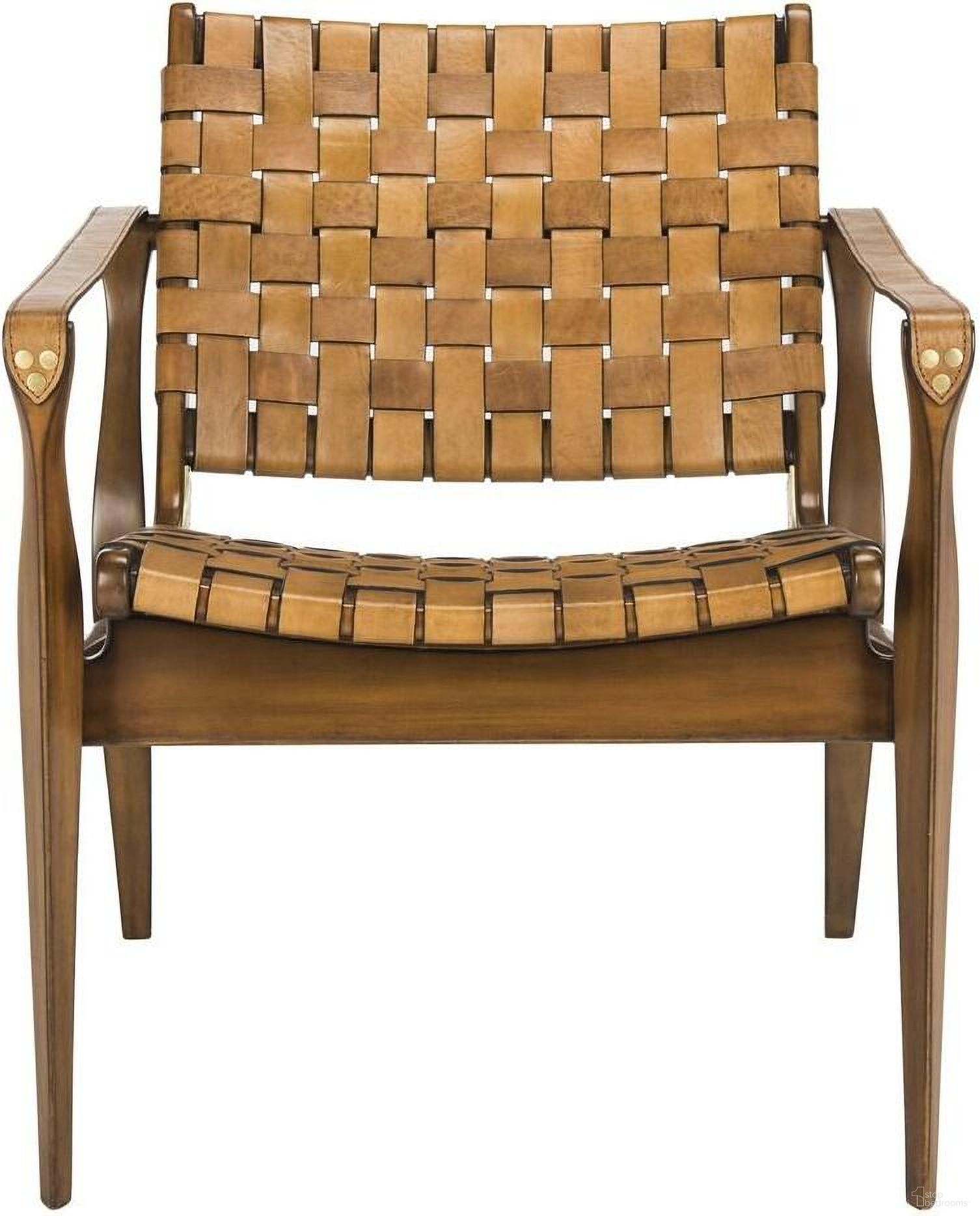 Dilan Safari Chair In Brown and Light Brown