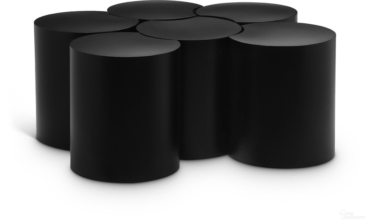 The appearance of Dimple 6 Piece Coffee Table In Black designed by Meridian in the modern / contemporary interior design. This black piece of furniture  was selected by 1StopBedrooms from Dimple Collection to add a touch of cosiness and style into your home. Sku: 99081Black-ET16;99081Black-ET16;99081Black-ET16;99081Black-ET16;99081Black-ET16;99081Black-ET16. Material: Iron.