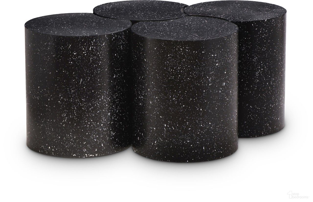 The appearance of Dimple 4 Piece Coffee Table In Black designed by Meridian in the modern / contemporary interior design. This black piece of furniture  was selected by 1StopBedrooms from Dimple Collection to add a touch of cosiness and style into your home. Sku: 99084Black-ET20;99084Black-ET20;99084Black-ET20;99084Black-ET20. Material: Iron.