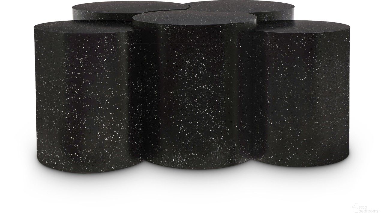 Dimple 5 Piece Coffee Table In Black