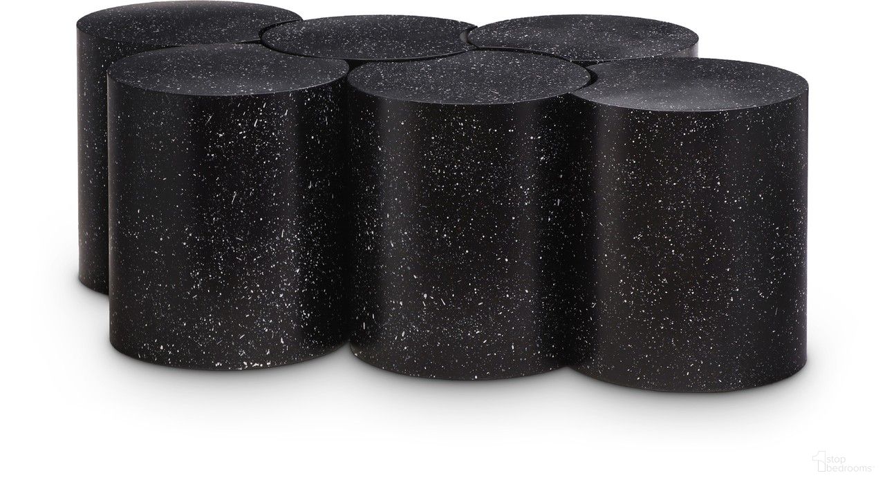 The appearance of Dimple 6 Piece Coffee Table In Black designed by Meridian in the modern / contemporary interior design. This black piece of furniture  was selected by 1StopBedrooms from Dimple Collection to add a touch of cosiness and style into your home. Sku: 99084Black-ET18;99084Black-ET18;99084Black-ET18;99084Black-ET18;99084Black-ET18;99084Black-ET18. Material: Iron.