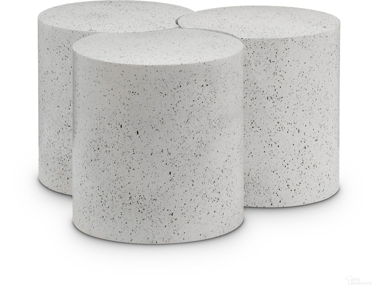 The appearance of Dimple 3 Piece Coffee Table In White designed by Meridian in the modern / contemporary interior design. This white piece of furniture  was selected by 1StopBedrooms from Dimple Collection to add a touch of cosiness and style into your home. Sku: 99084White-ET16;99084White-ET16;99084White-ET16. Material: Iron.