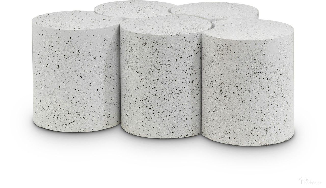 The appearance of Dimple 5 Piece Coffee Table In White designed by Meridian in the modern / contemporary interior design. This white piece of furniture  was selected by 1StopBedrooms from Dimple Collection to add a touch of cosiness and style into your home. Sku: 99084White-ET18;99084White-ET18;99084White-ET18;99084White-ET18;99084White-ET18. Material: Iron.
