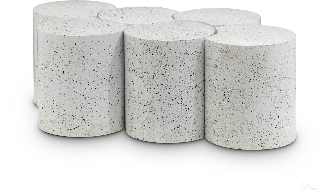 The appearance of Dimple 6 Piece Coffee Table In White designed by Meridian in the modern / contemporary interior design. This white piece of furniture  was selected by 1StopBedrooms from Dimple Collection to add a touch of cosiness and style into your home. Sku: 99084White-ET18;99084White-ET18;99084White-ET18;99084White-ET18;99084White-ET18;99084White-ET18. Material: Iron.