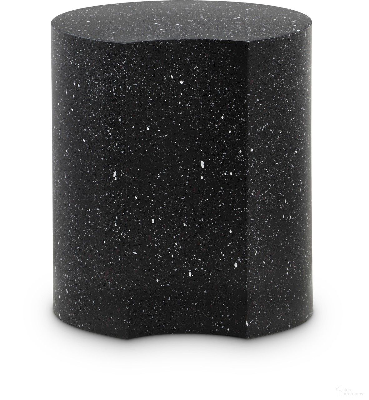 Dimple End Table In Black